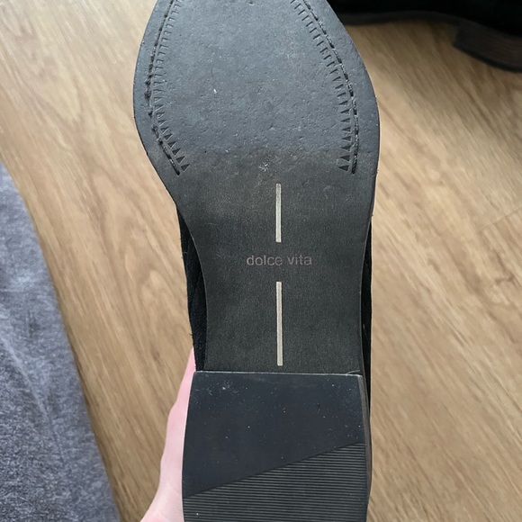 Dolce Vita Ankle Boots Size 6 in Onyx Suede (Black) - Picture 6 of 7